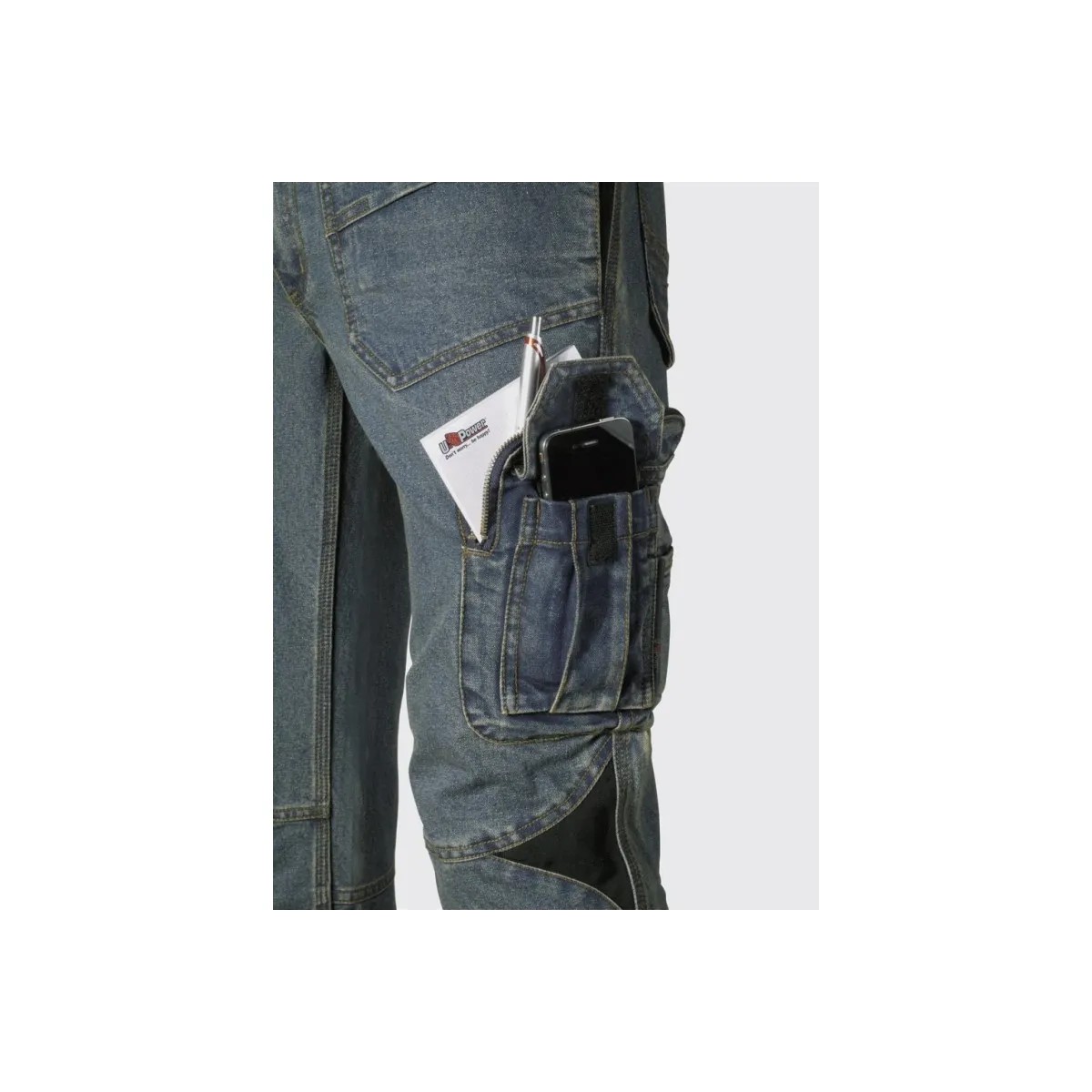 Jeans Da Lavoro U Power Traffic con Inserti Stretch | Codice ST071RJ