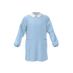 Grembiule Asilo Bambino Celeste con Bottoni Laterali Neutro