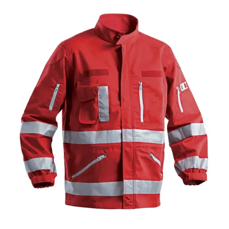 Giacca Soccorso PeP Loyal Rossa | Alta Visibilità e Comfort