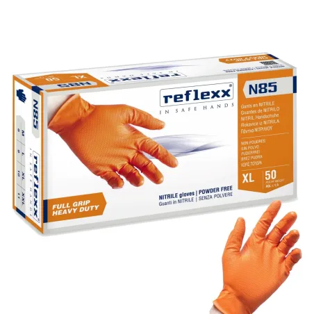 Guanti in Nitrile Spessorato con Grip Reflexx N85 | Codice RXX-N85