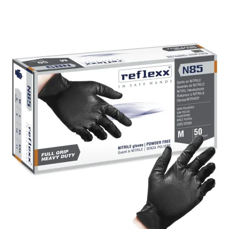 Guanti in Nitrile Spessorato con Grip Reflexx N85 | Codice RXX-N85