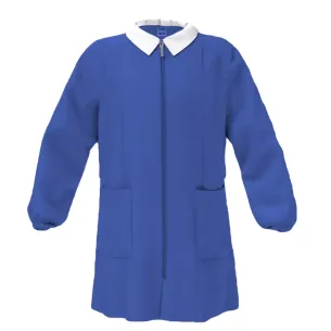 Grembiule Bimbo Blue Royal con Zip Centrale Neutro