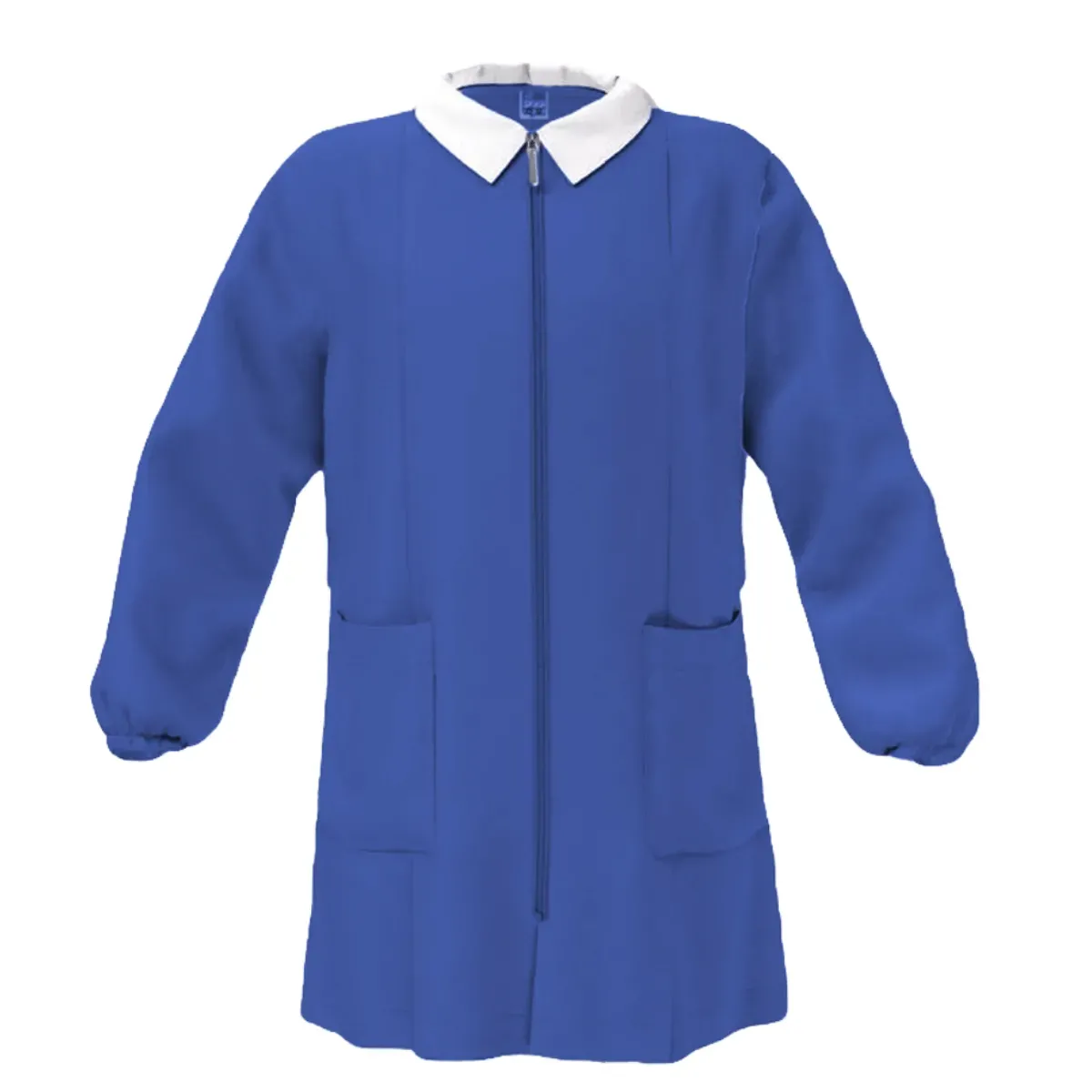 Grembiule Bimbo Blue Royal con Zip Centrale Neutro