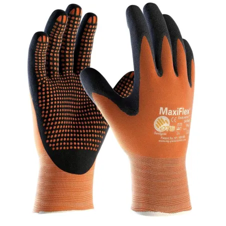 Guanti Maxiflex Endurance Arancioni Puntinati | Lavabili | Codice 42-848