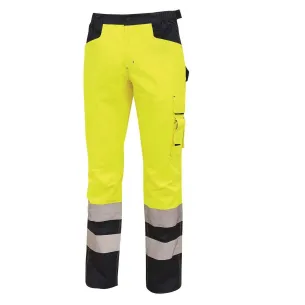Pantaloni Alta Visibilita Estivi Upower Light Giallo/Navy | Codice HL155YF