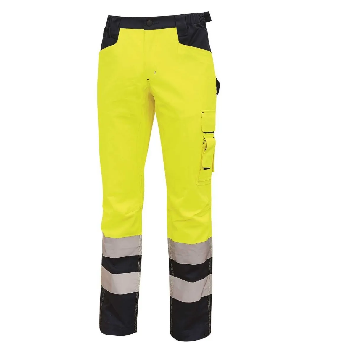 Pantaloni Alta Visibilita Estivi Upower Light Giallo/Navy | Codice HL155YF