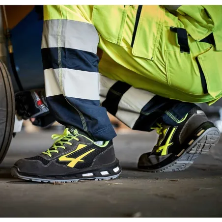 Pantaloni Alta Visibilita Estivi Upower Light Giallo/Navy | Codice HL155YF