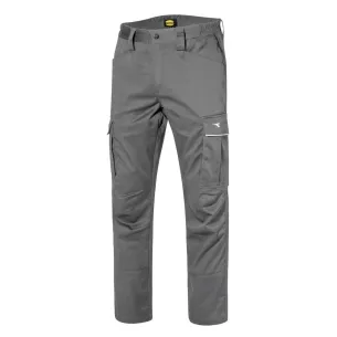 Pantaloni da Lavoro Diadora Stretch Cargo | Grigio | Codice 177649-75070