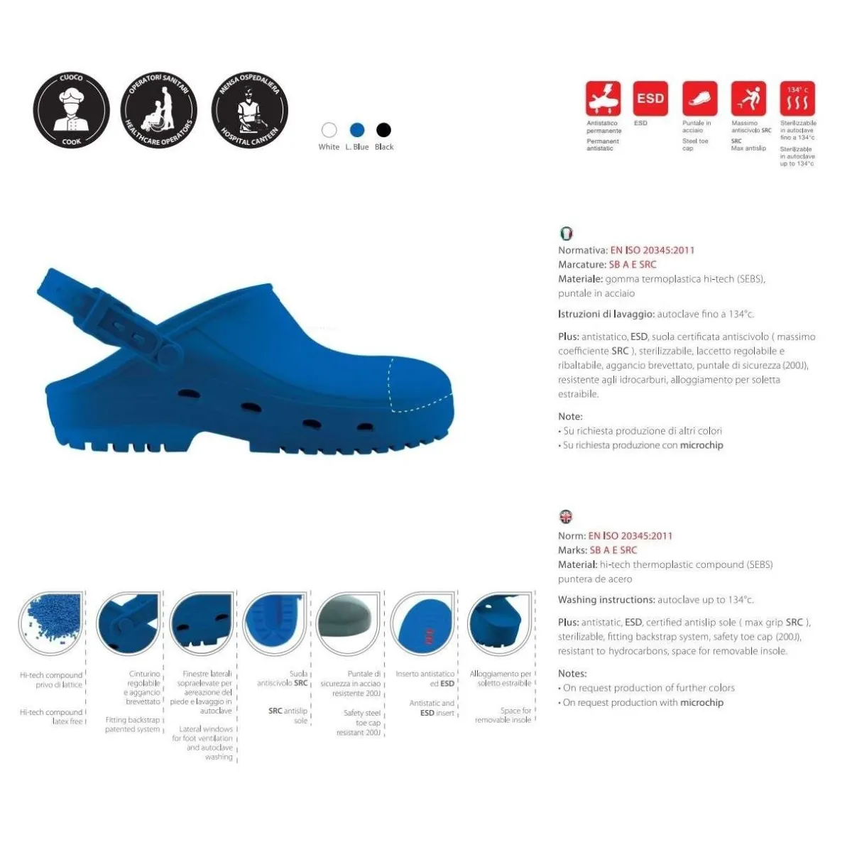 Scarpe antinfortunistiche leggere e comode | Dispositivi di protezione