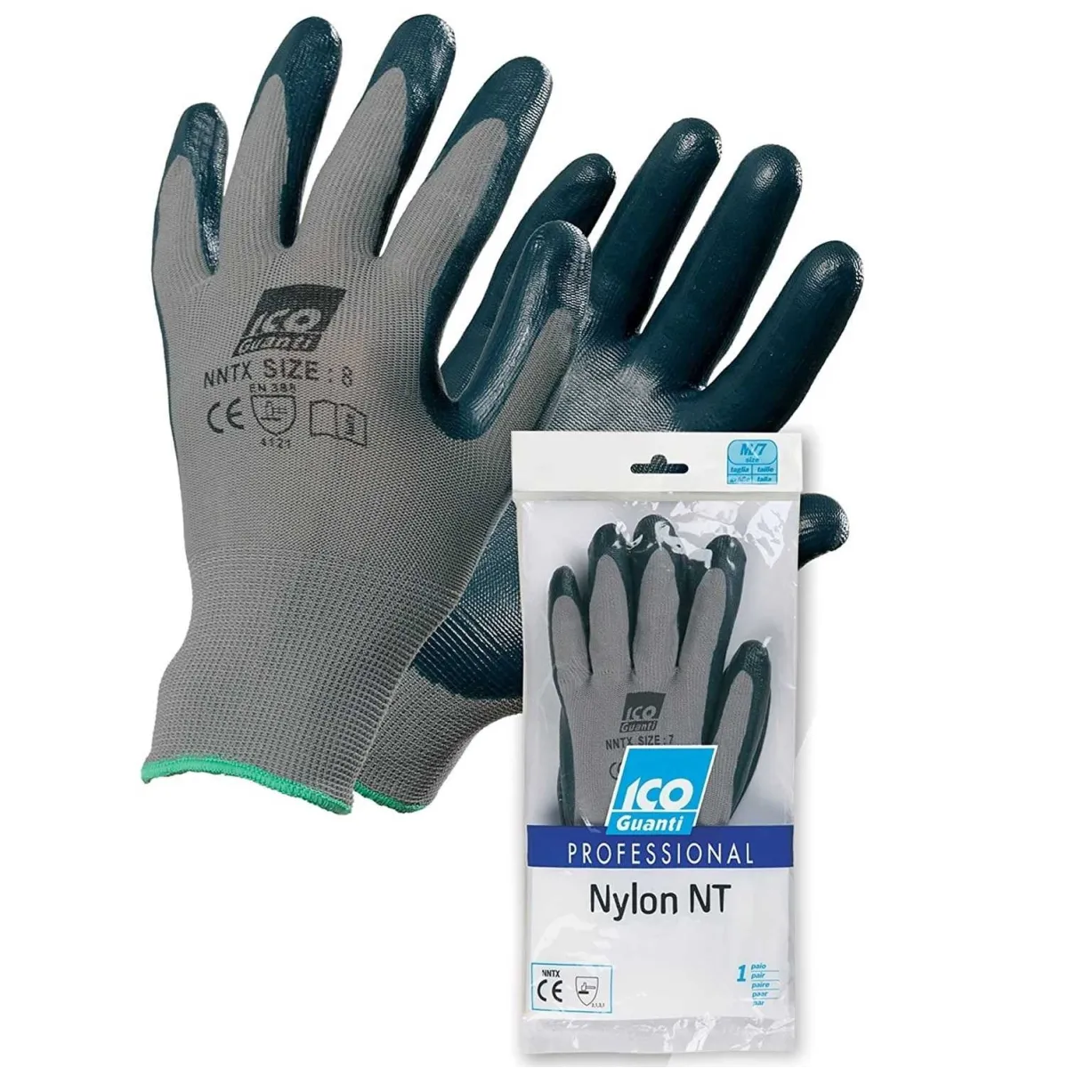 Guanti da Lavoro Spalmati in Nitrile Ico Professional NNT | Codice ICO-NNT