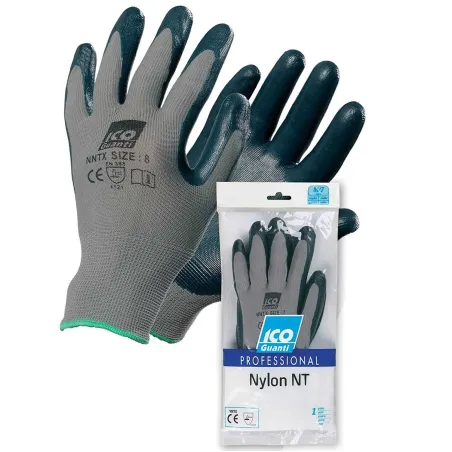 Guanti da Lavoro Spalmati in Nitrile Ico Professional NNT | Codice ICO-NNT