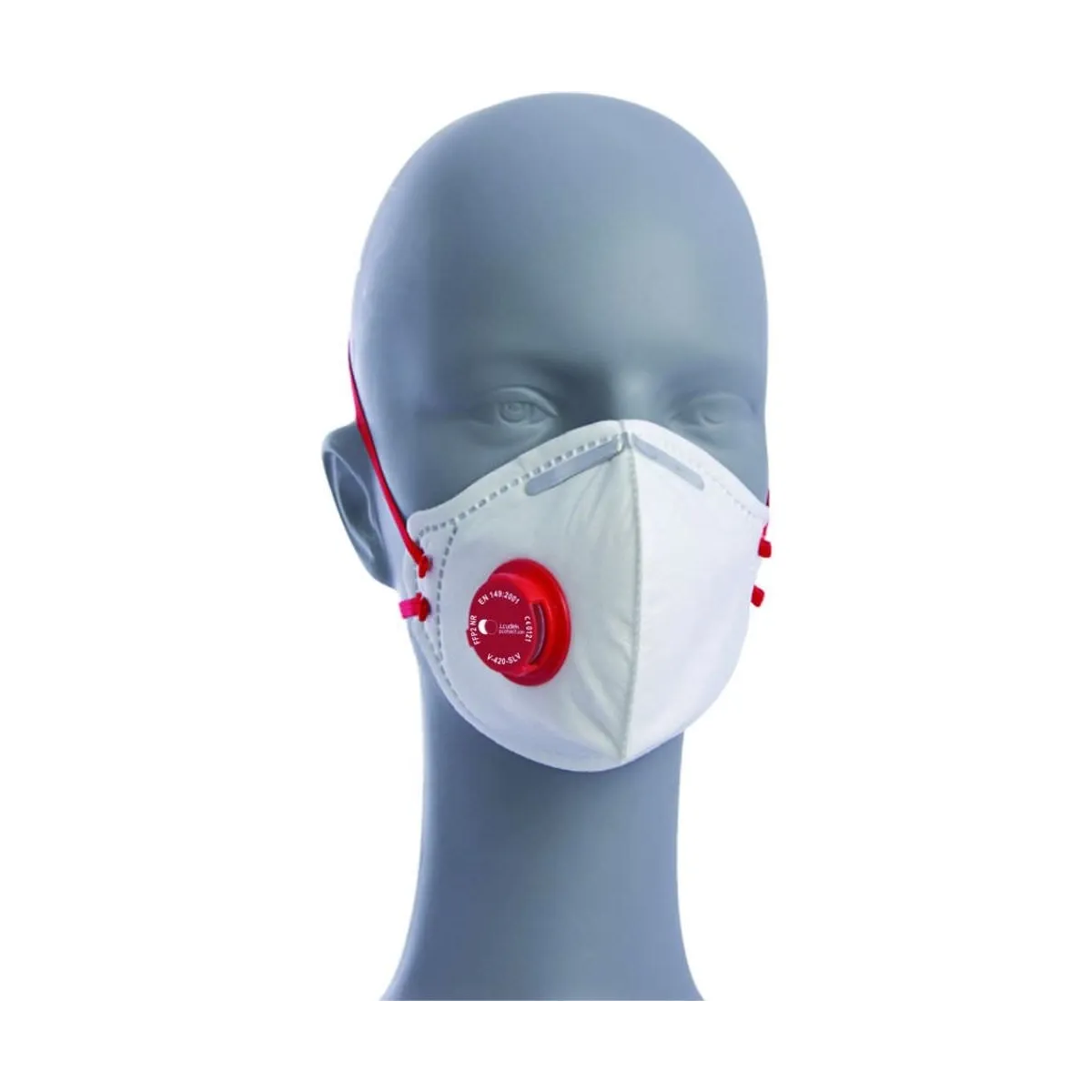 Mascherine FFP2 con Valvola Irudek IRU-420 SLV (10 Pz) | Codice IRU-420