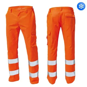 Pantaloni Alta Visibilita Invernali Siggi | Arancioni | Codice SE0334-0898