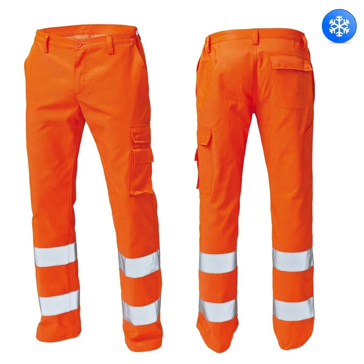 Pantaloni Alta Visibilita Invernali Siggi | Arancioni | Codice SE0334-0898