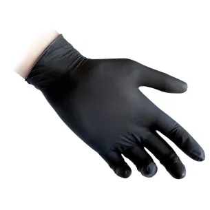 Guanti in Nitirle Neri Ideali per Estetica e Tatoo | Reflexx 78 | Codice RXXN78 2