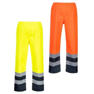 Pantaloni Impermeabili Antipioggia Ad Alta Visibilita | Codice S486