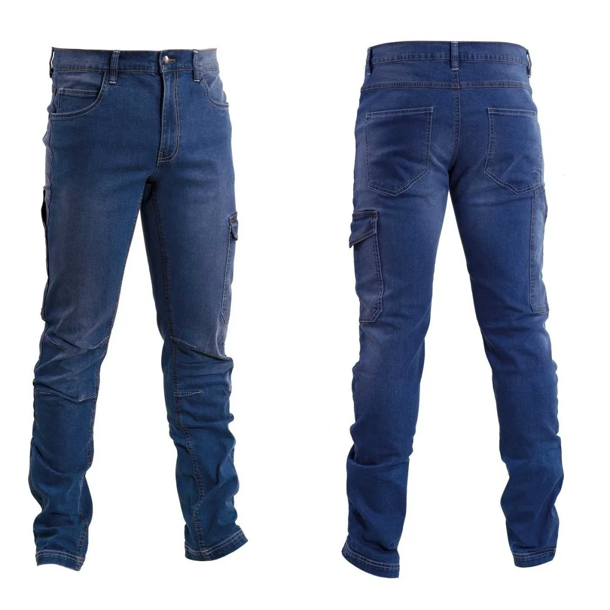 Jeans da Lavoro Stretch Elasticizzato 7 Tasche | Codice JEA02224