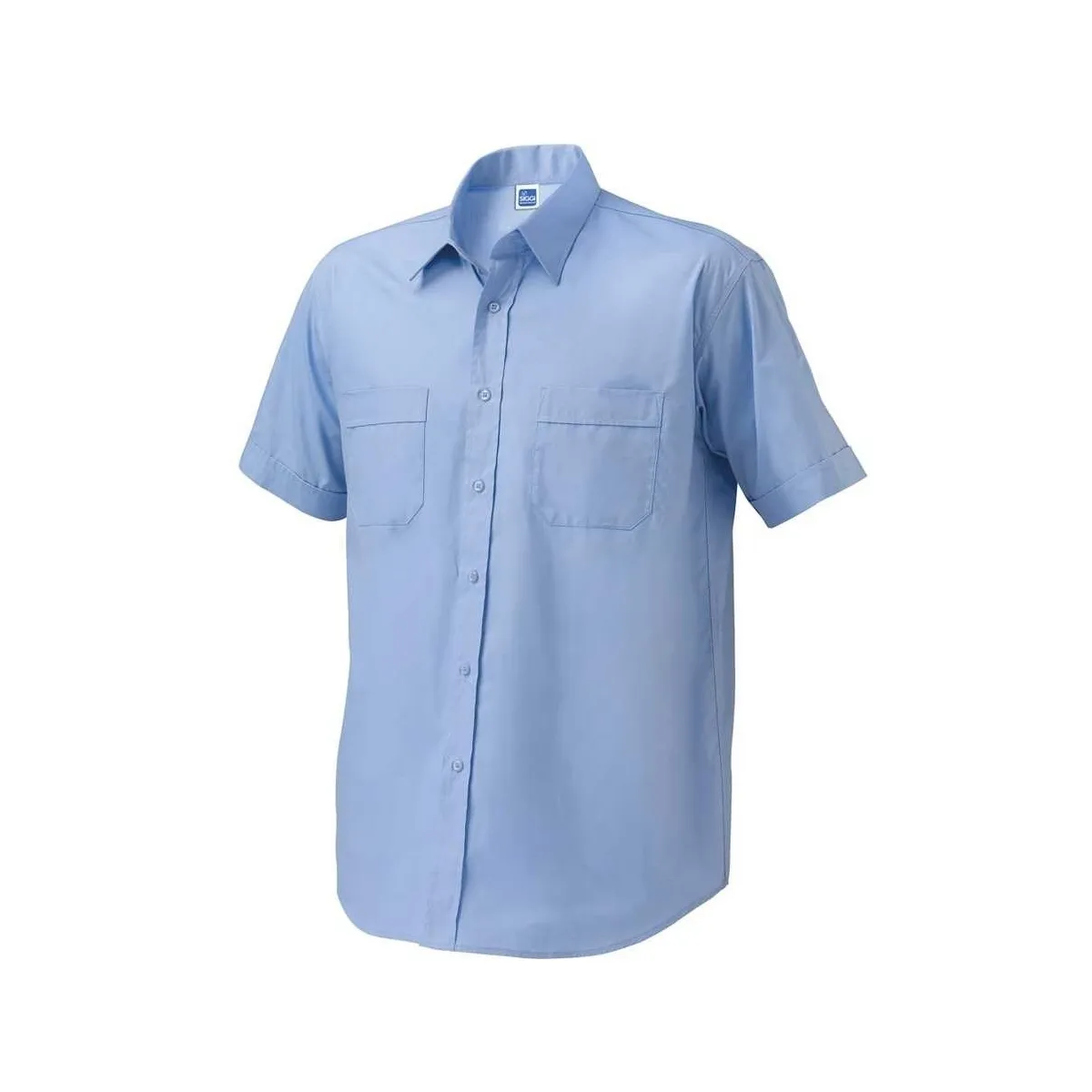 Camicia da Lavoro Mezze Maniche Siggi King - Celeste | Codice CM0029-5029