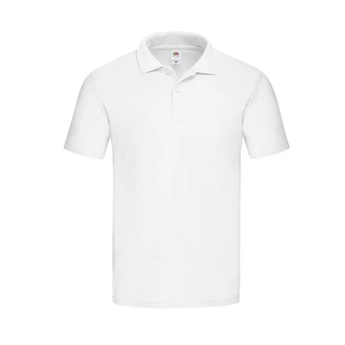 Polo Bianca a Maniche Corte in Cotone | Fruit Of The Loom | Codice FR630500-30