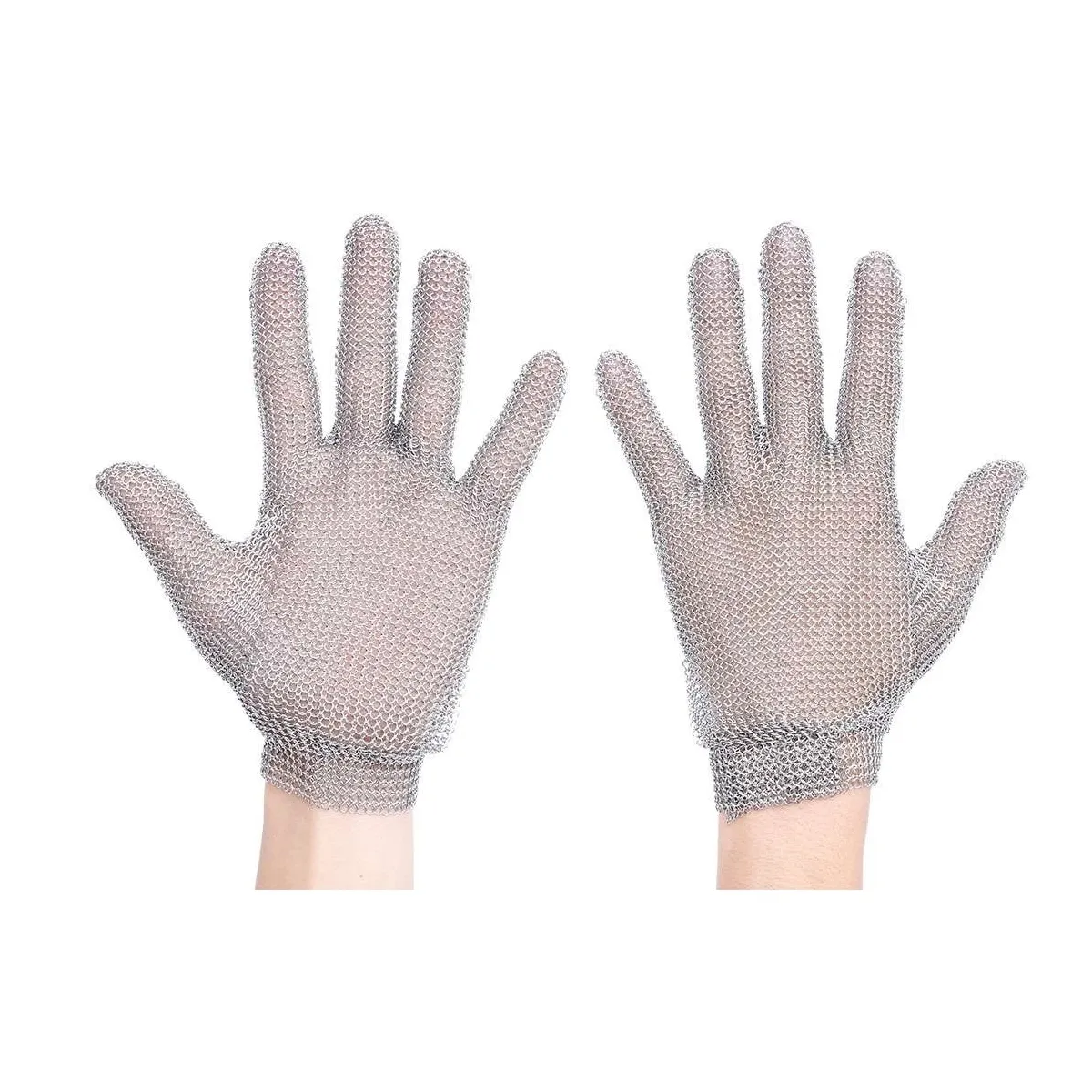 Guanto in Acciaio Inossidabile | Maglia Metallica CE Food Safe | Codice AC01