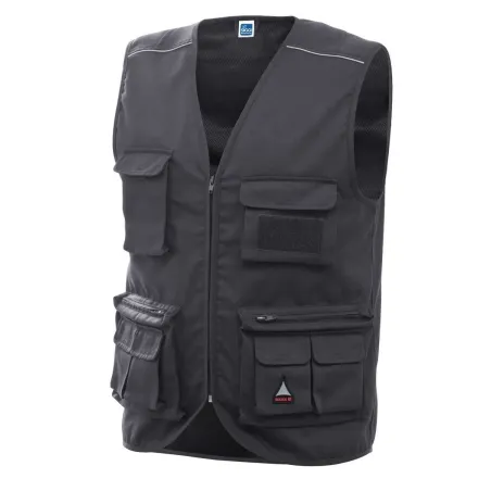 Gilet da Lavoro Multi Tasche Siggi Chrome - Grigio | Codice GT0147-GR