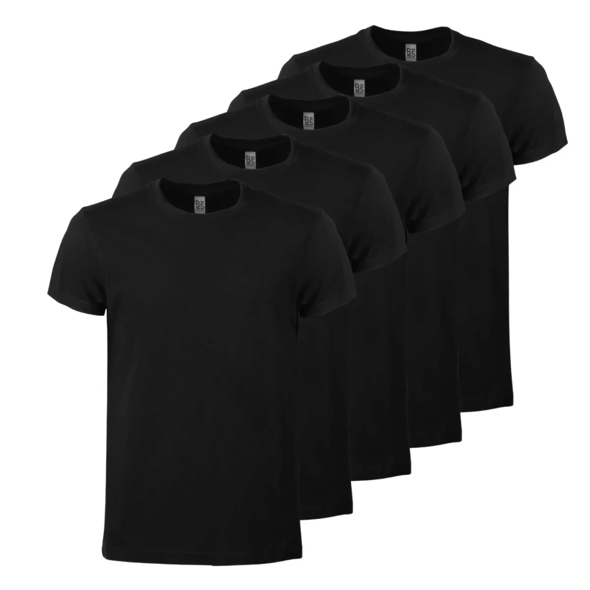 T-Shirt in Cotone a Manica Corta Evolution T | Nera | Codice BS010-BK