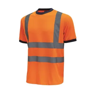 T-Shirt Alta Visibilità Arancione U-Power Glitter | Codice HL197OF