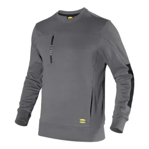 Felpa da Lavoro Diadora Crew | Steel Grey | Codice 178756-75070