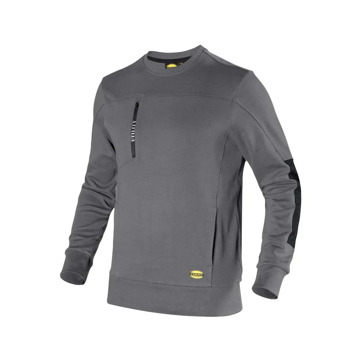 Felpa da Lavoro Diadora Crew | Steel Grey | Codice 178756-75070
