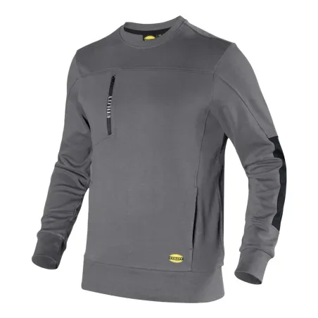 Felpa da Lavoro Diadora Crew | Steel Grey | Codice 178756-75070