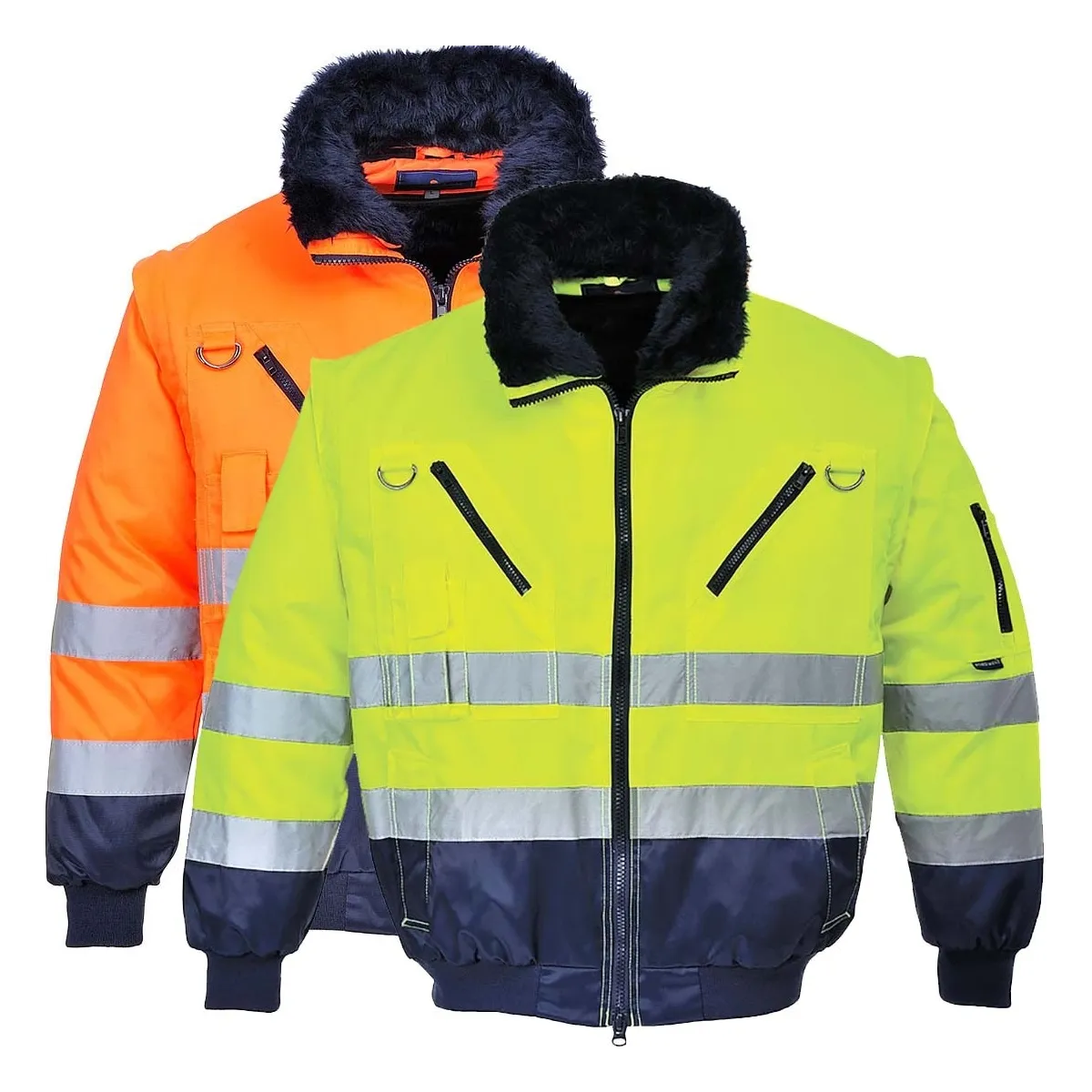 Bomber Alta Visibilità Pilot con Maniche Staccabili | Codice PJ50