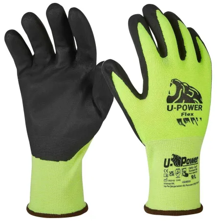 Guanti da Lavoro UPower Flex Verde Fluo | Codice UG00005
