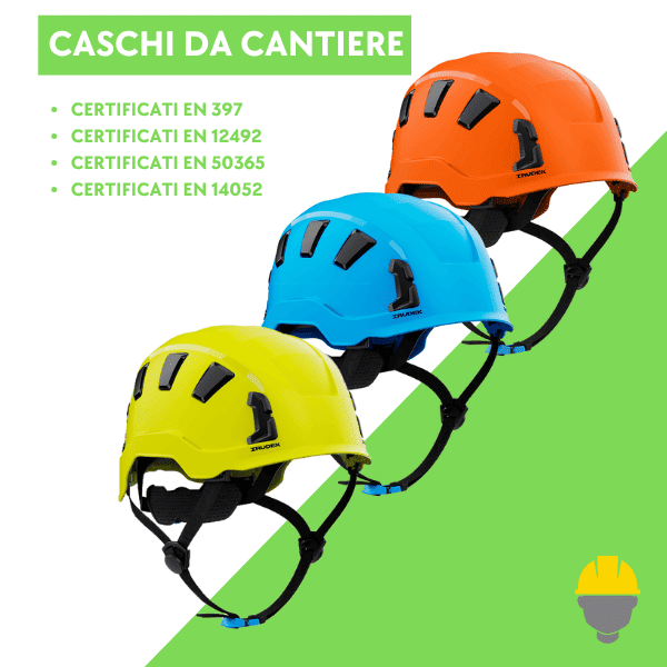 caschi da cantiere